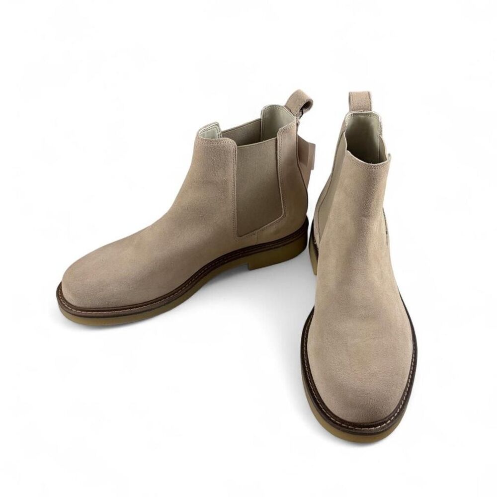 Zara Genuine Suede Chelsea Boots NWT